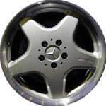 Mercedes wheel ALY65232 front silver/machined lip